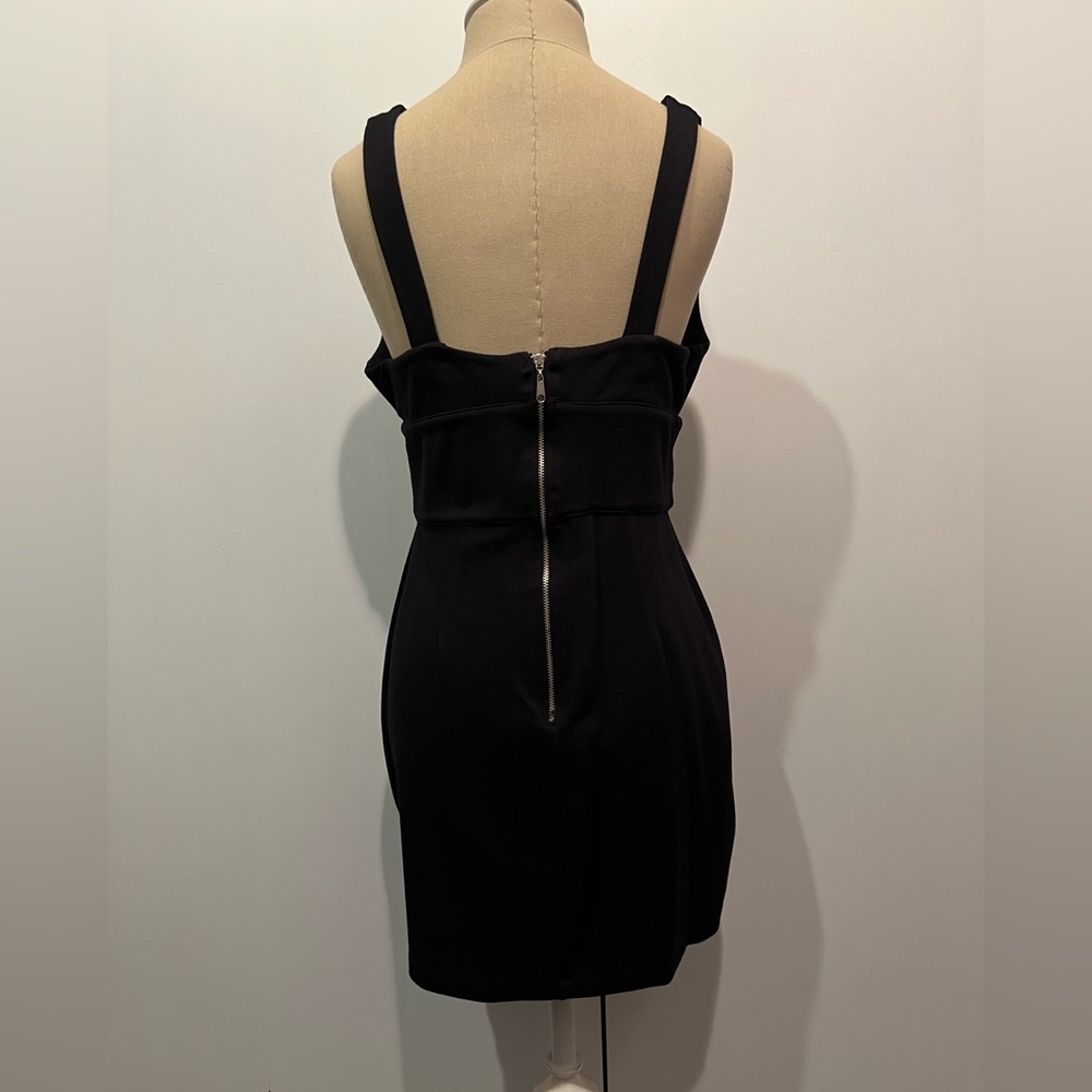 TART black bodycon mini dress. Size L - Picture 2 of 7